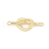 Rack Plating Brass Connector Charms KK-A224-19G-1