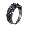 Alloy & Rhinestone Finger Rings FS-WG4F886-06-2