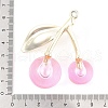 Plating Acrylic Big Pendants PACR-Z001-02B-3