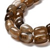 Natural Banded Agate Beads Strands G-D317-A01-06-4