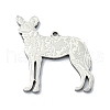 Non-Tarnish 201 Stainless Steel Pendants STAS-R118-05P-1