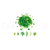 AHADERMAKER 240Pcs 6 Styles Transparent Acrylic Pendants TACR-GA0001-11-7
