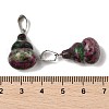 Dyed Natural Marble Pendants G-B127-03P-11-4