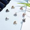 SUPERFINDINGS 12Pcs 6 Style Brass Pendants KK-FH0004-31-4