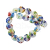 Handmade Millefiori Glass Beads Strands LK139-4