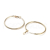 Ring 304 Stainless Steel Hoop Earrings for Women Men EJEW-B049-02E-G-2