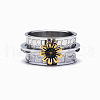 Sunflower Zinc Alloy Finger Rings FS-WGCE082-03-1