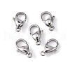 304 Stainless Steel Lobster Claw Clasps STAS-M262-01-12mm-3