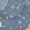 SUPERFINDINGS 2 Bags 2 Colors Tibetan Style Pendants FIND-FH0003-66-4