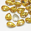 Pointed Back Glass Rhinestone Cabochons RGLA-T081-6x8mm-22-1