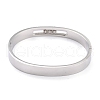 304 Stainless Steel Bangles BJEW-O184-02-3