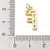 Brass Micro Pave Cubic Zirconia Pendants KK-V014-01G-06-3