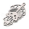 304 Stainless Steel Pendants STAS-S176-08P-2