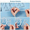 Gorgecraft 1 Sheet Silicone Clear Stamps DIY-GF0007-03-7