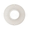 Rack Plating Brass Filigree Big Pendants KKC-K001-13P-2