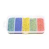 6000Pcs 5 Colors Glass Seed Beads SEED-YW0001-15B-3