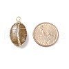 Natural Gemstone Pendants PALLOY-JF01416-2