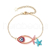 Glass Seed Beads Link Bracelets BJEW-MZ00152-02-2