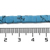 Synthetic Turquoise Beads Strands G-Z045-A23-01-5