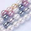 Shell Pearl Beads Strands BSHE-P030-03-1