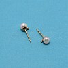304 Stainless Steel Stud Earring Findings STAS-WH0029-02A-01-1