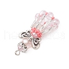 Handmade Glass Seed Beaded Angel Pendants PALLOY-MZ00497-01-4