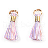 Polycotton(Polyester Cotton) Tassel Pendant Decorations OCOR-S102-25-3