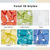  540cs 12 Style 2-Hole Glass Seed Beads SEED-NB0001-44-3