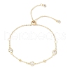 Brass Cable Chains Slider Bracelets BJEW-JB11813-2