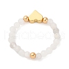Natural Moonstone Rings RJEW-TA00199-04-4