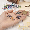  14Pcs 7 Colors Transparent Resin Pendants RESI-TA0001-94-6