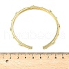 Alloy Rhinestone Cuff Bangles for Women BJEW-U039-01G-3