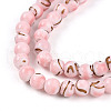 Baking Painted Glass Beads Strands DGLA-N010-6mm-01-3