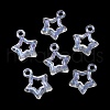 Transparent Acrylic with Glitter Pendants X1-OACR-C016-22-2