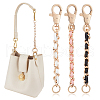 WADORN 3Pcs 3 Colors PU Imitation Leather Bag Extension Chains DIY-WR0003-48-1