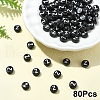 Opaque Acrylic Horizontal Hole Beads SACR-YW0001-70Z-1