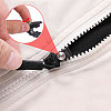 CHGCRAFT 36 Sets 3 Styles Detachable Plastic & Metal Zipper Slider Puller FIND-CA0009-86-5