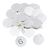 SUPERFINDINGS 60Pcs Brass Pendants FIND-FH0009-78B-1