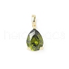 Brass Charms KK-D372-02G-2