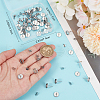 Beebeecraft 50Pcs 316 Surgical Stainless Steel Stud Earring Settings STAS-BBC0005-58C-3