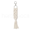 Handmade Macrame Nylon Thread Pendant Decorations HJEW-P019-05P-03-1