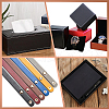 CRASPIRE 4 Sheets 4 Colors DIY Imitation Leather Fabrics DIY-CP0010-61-5