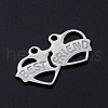 Non-Tarnish 201 Stainless Steel Pendants STAS-S105-T721-2