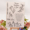 Silicone Clear Stamps DIY-A013-02-4