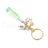 Resin & Glass & Alloy Keychain KEYC-JKC01158-04-4