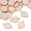 26Pcs Alloy Enamel Letter A~Z Connector Charms FIND-TAC0028-14C-3
