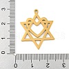 304 Stainless Steel Pendants STAS-Z076-4G-3
