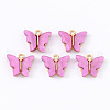 Alloy Acrylic Pendants ENAM-R136-01E-2