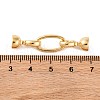 Brass Fold Over Clasps KK-U016-21G-3