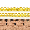 Electroplate Transparent Glass Beads Strands GLAA-T032-T4mm-AB12-A-2